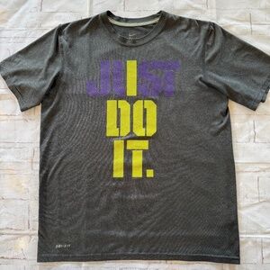 Nike Dri-FIT Just Do It Graphic Tee- Size Medium